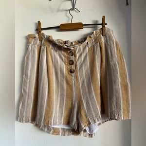 Gentle Fawn Linen Blend Shorts
